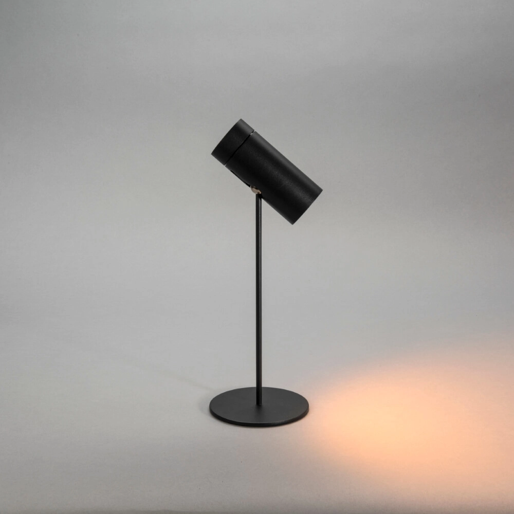 Wiederaufladbare Tischleuchte Multi schwarz mit Magnet