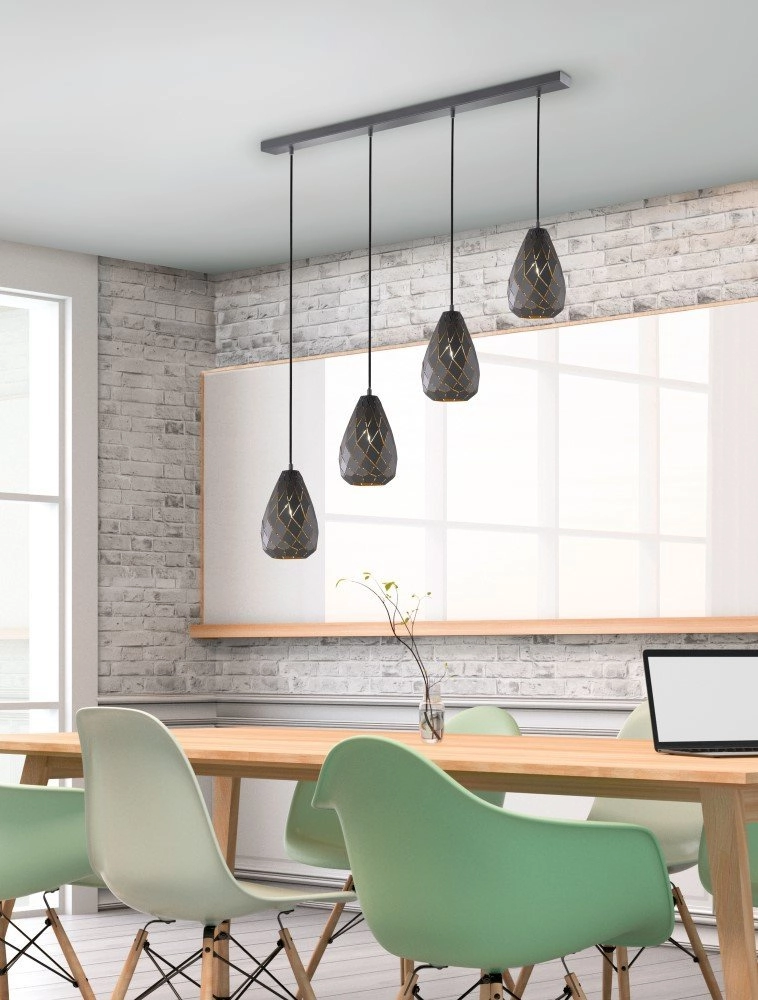 Hängeleuchte für Esszimmer Onyx Trio 4017807390353