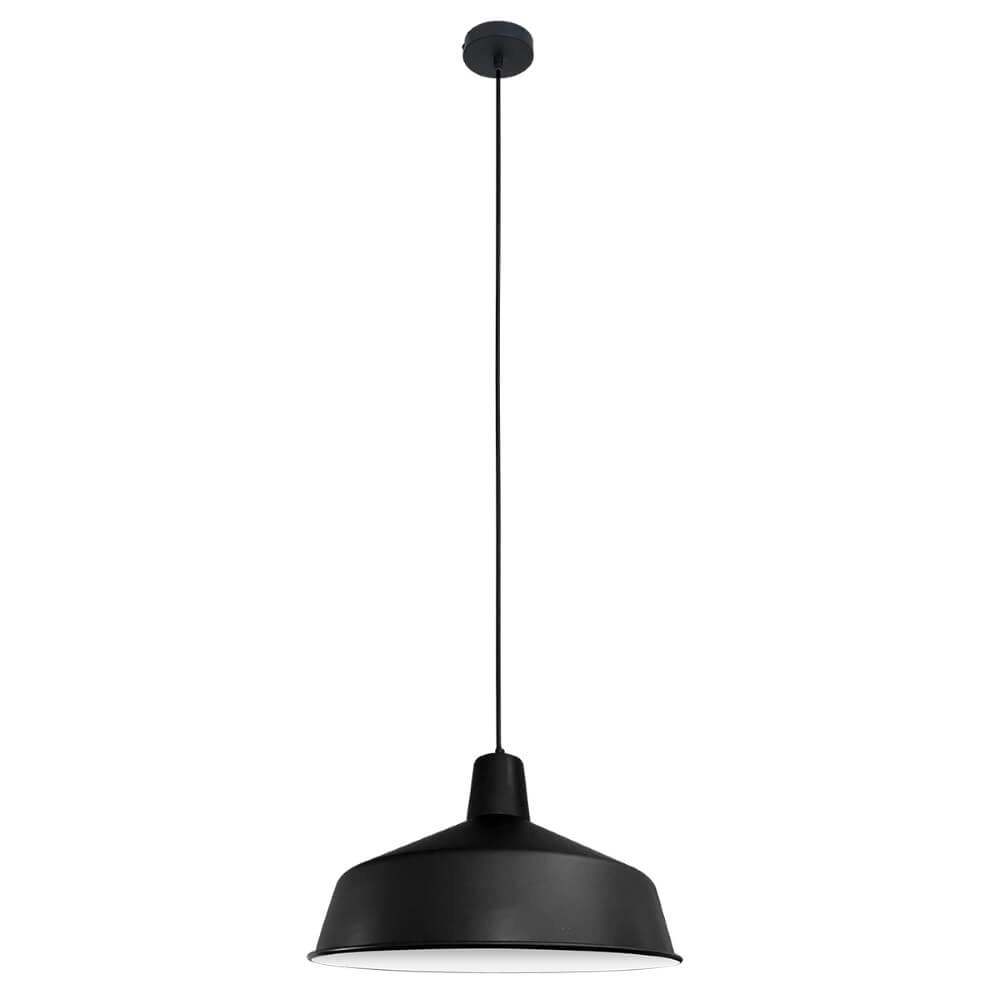 Ländliche Hängelampe Blackmoon Ø 40cm Steinhauer 8712746131000