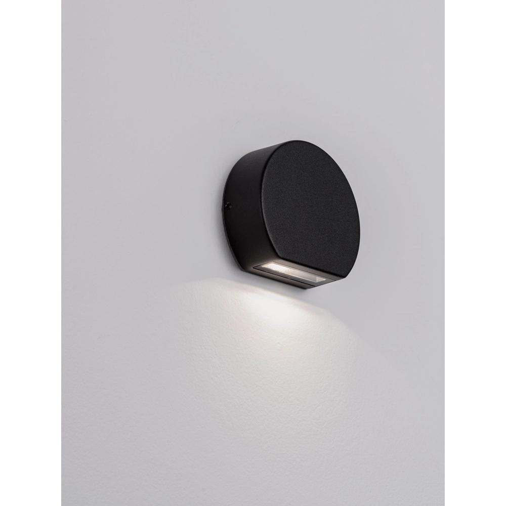 Design-Wandleuchte Sango schwarz