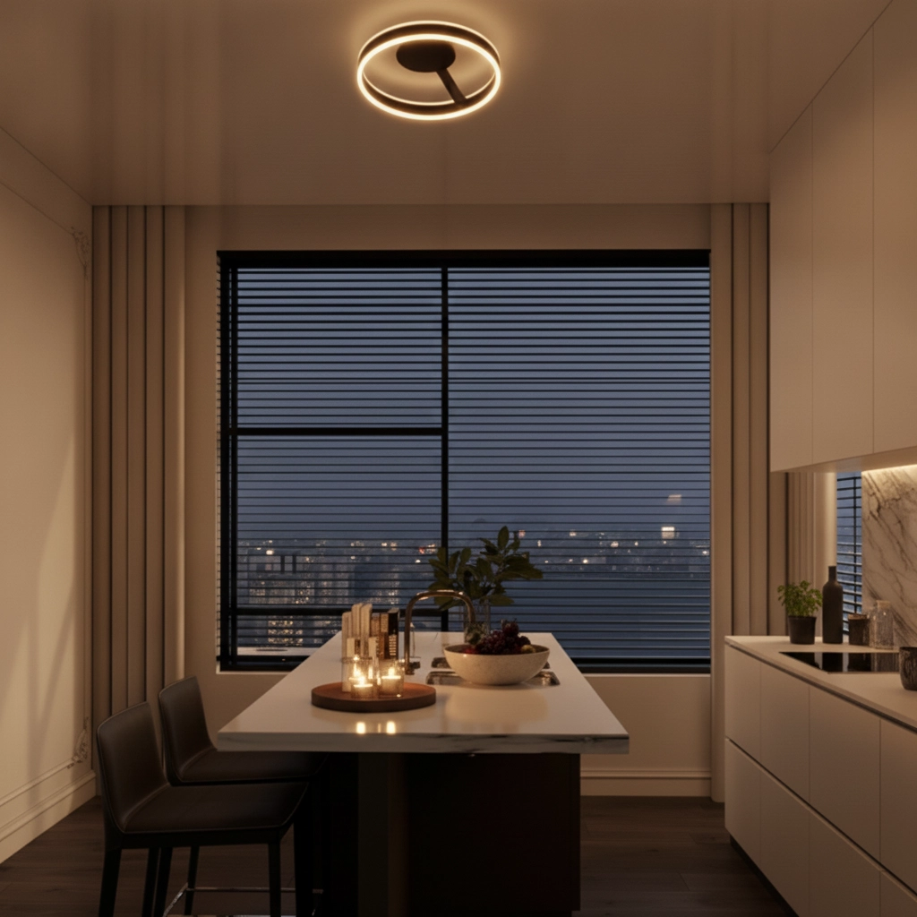 Deckenlampe Bianco schwarz Ø 40cm