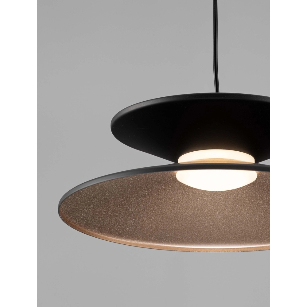 Design-Pendelleuchte Morfi Single Schwarz Lyora 5212017458469