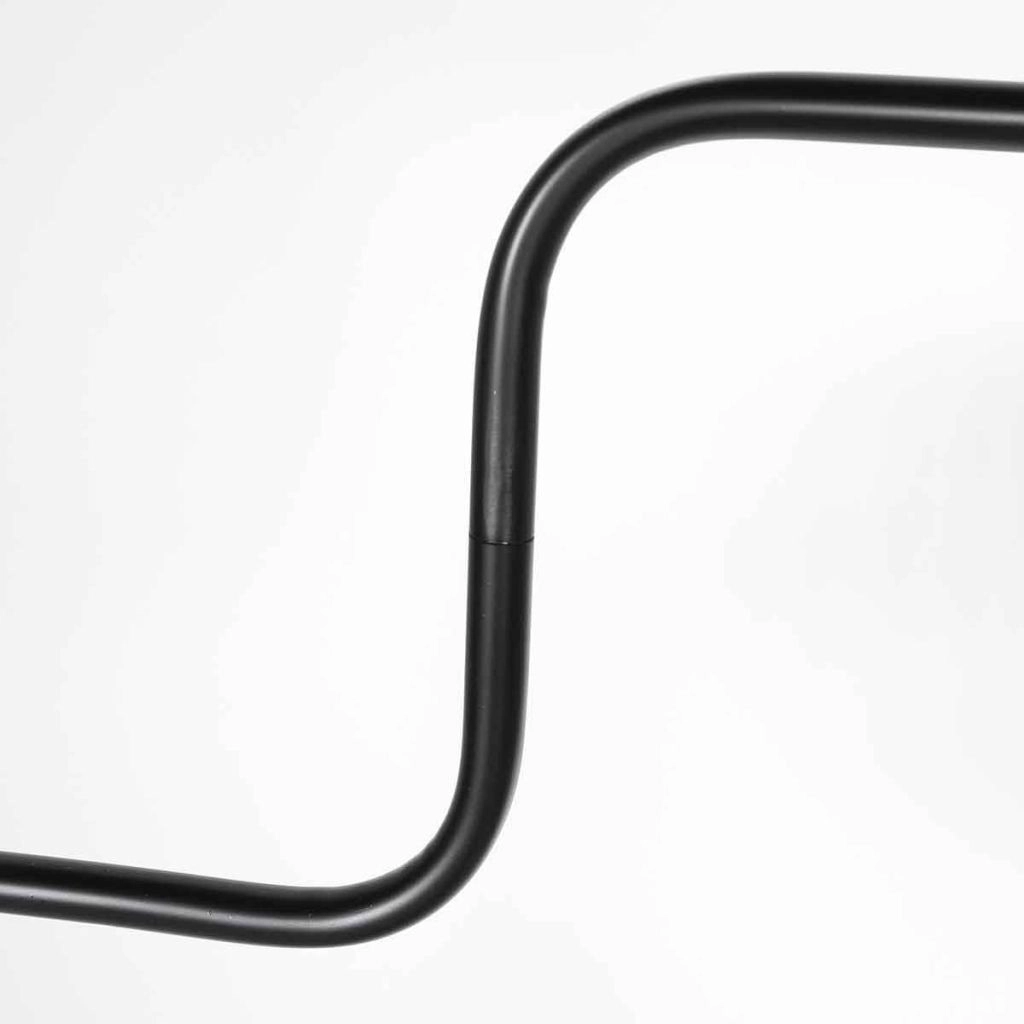 Schwarze Stehlampe Bloeba mit Korkkappe Ø40 cm Steinhauer 8712746180503