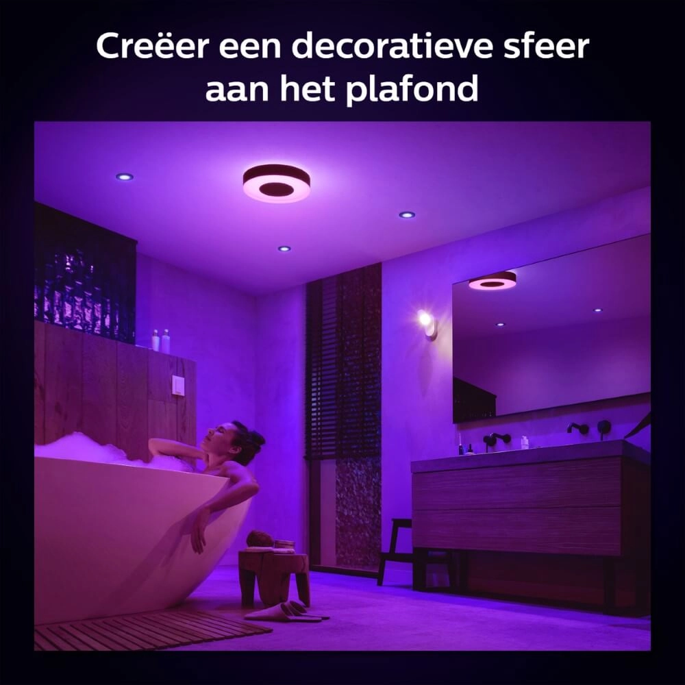 Badezimmer-Deckenleuchte Hue Xamento - White and color Philips 8719514452251