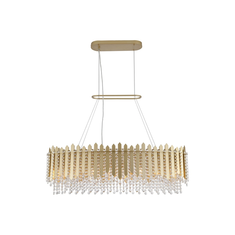 Pendelleuchte Spear Goldenes Oval