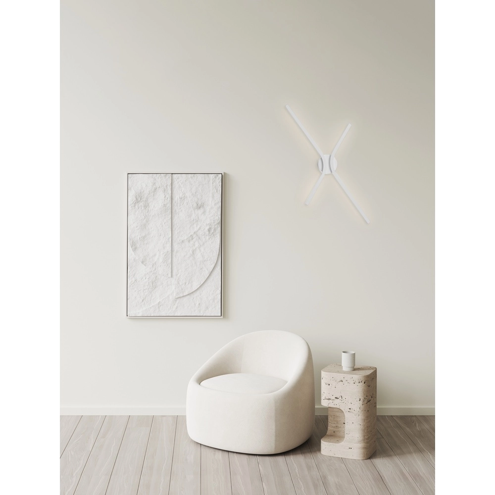 Design-Wandleuchte Akro weiß Lyora 5212017461742