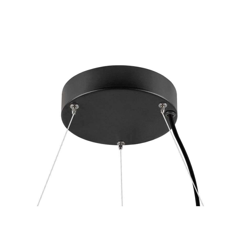 Schwarze Pendelleuchte Medo Ring 90 Ø 90cm SLV 4024163298049
