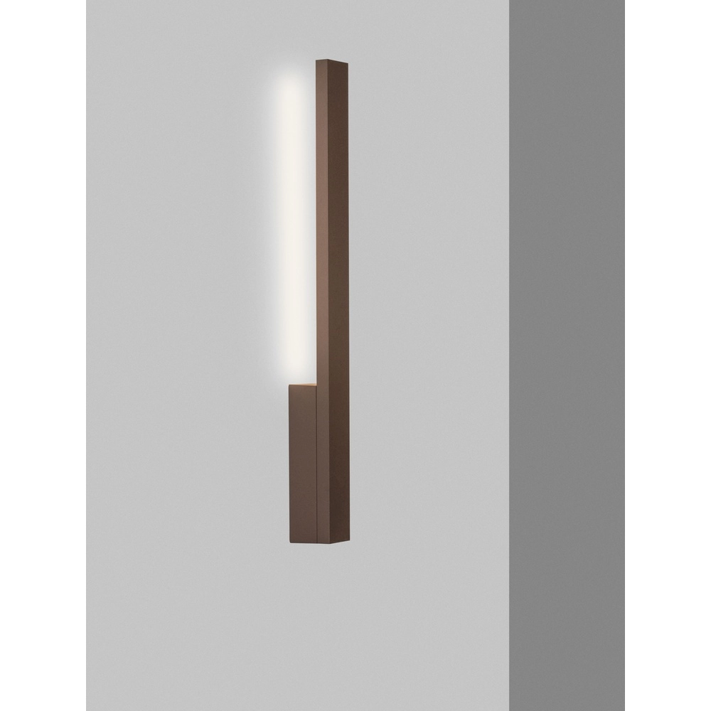 Schlanke Wandleuchte Isos Rostbraun 61cm Lyora 5212017472380