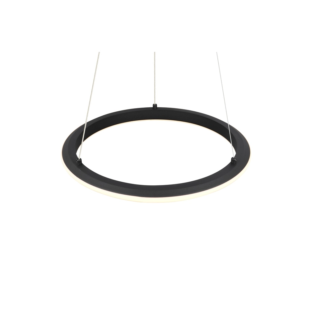 Pendelleuchte Amador schwarz Ø 45cm Trio 4017807656626