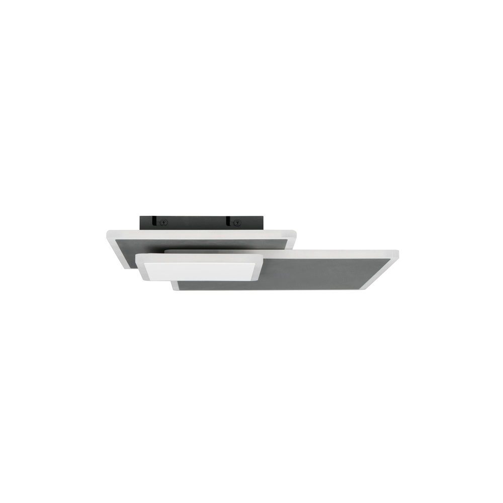 Quadratische Deckenlampe Serea Schwarz Trio 4017807703795