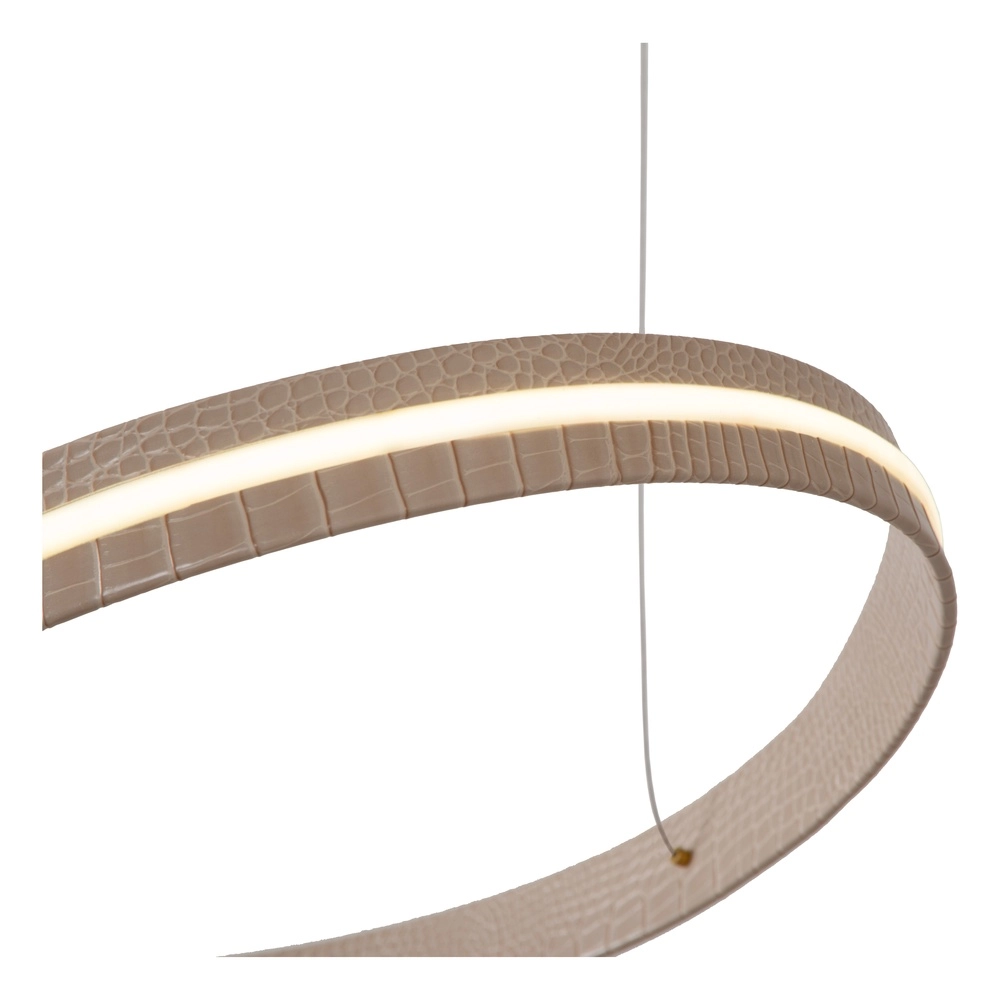 Moderne LED-Pendellampe Slalom Sand mit Wirkung Premium by Lucide 5411212135131