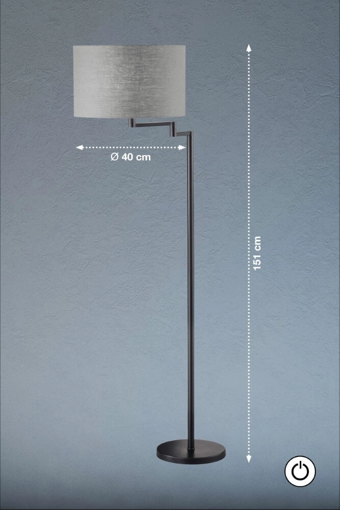 Verstellbare Stehleuchte Rota Fischer & Honsel 4003694403931