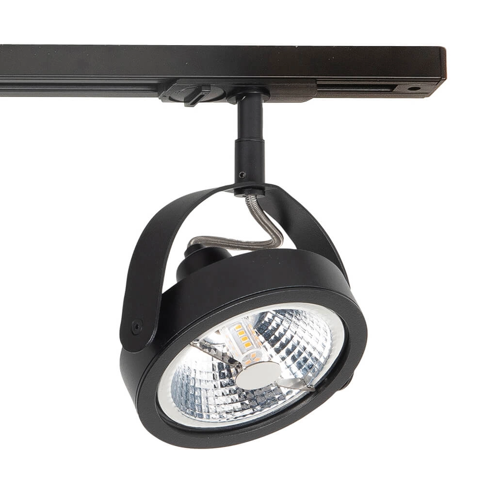 1-Phasen-Schienenset 100cm Malta schwarz mit 3 Flecken Highlight 8718379042812