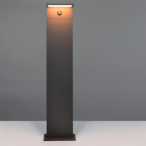Moderne Gartenlampe Ravi Anthrazit mit Sensor 100 cm Trio 4017807686937