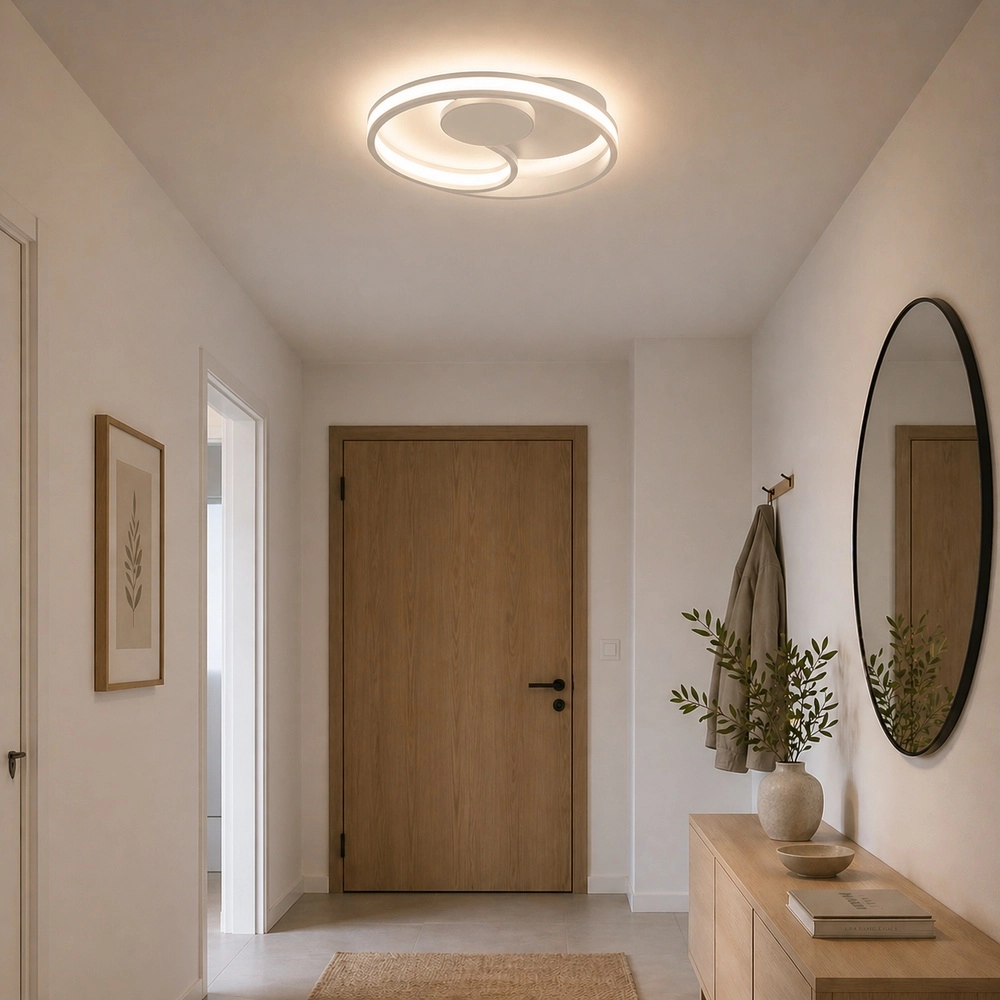Weiße Deckenlampe Revola Design Ø 40cm Brilliant 4004353477478