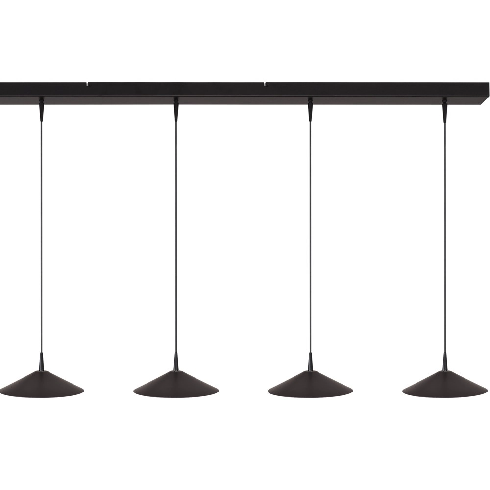 5-Licht Pendellampe Ceppo schwarz Ø 22 cm Masterlight 8718121358482