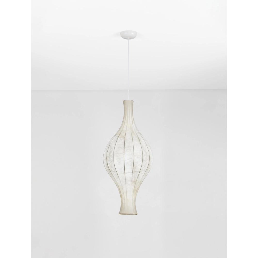 Weiße Pendelleuchte Seda Ø 38cm Lyora 5212017477873