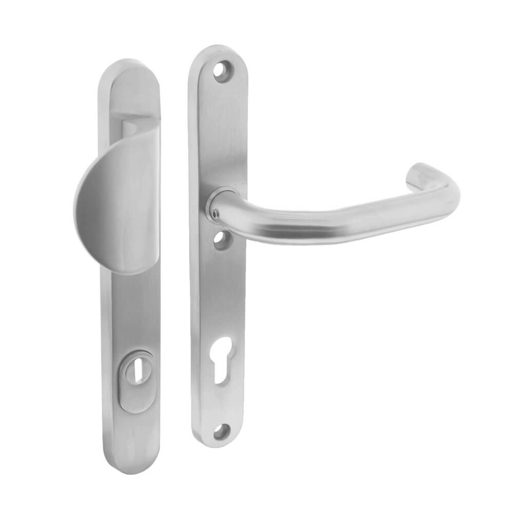Haustürbeschläge Vurano Kernzugsicherung angezogen PC 92mm Intersteel 8714186395394