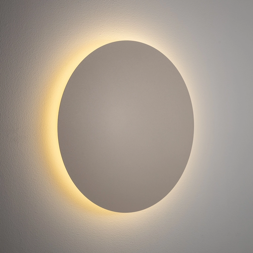 Design-Wandlampe Ring sandbraun Ø 35 cm Lyora 5903139126540