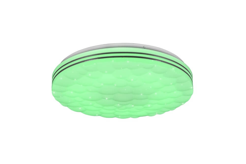 RGB-LED-Deckenleuchte Tiger Ø 40cm Trio 4017807538229