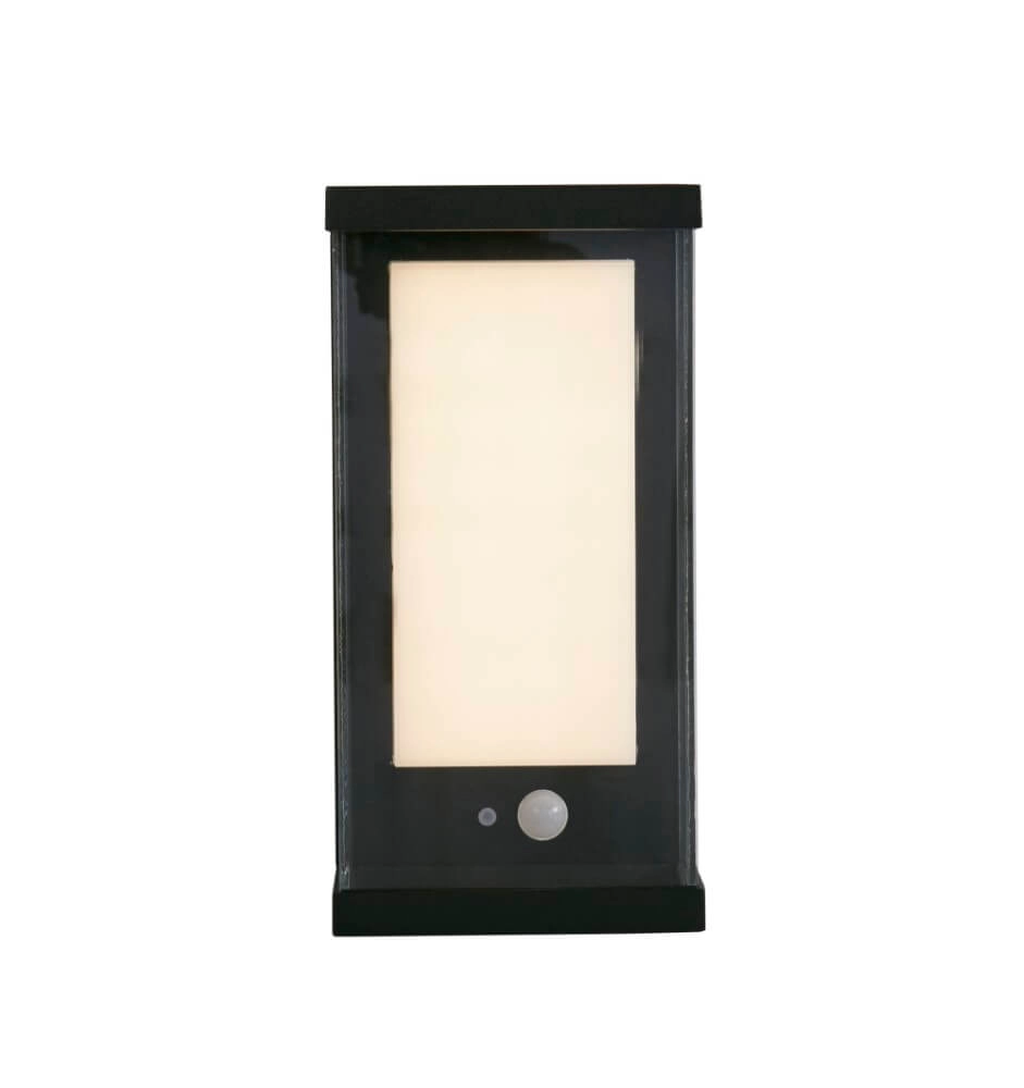 Rechteckige Wandleuchte Solar Schwarz Searchlight 5053423241562