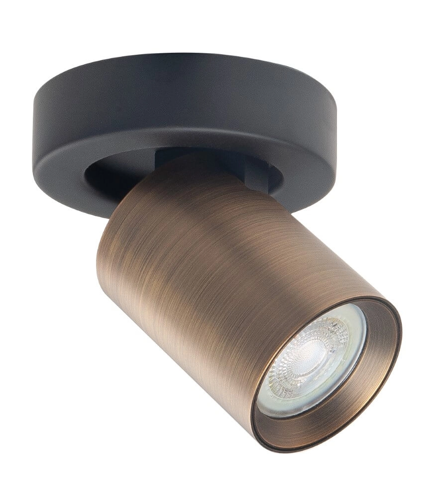 Aufputz-Spot Oliver 1-flammig Bronze