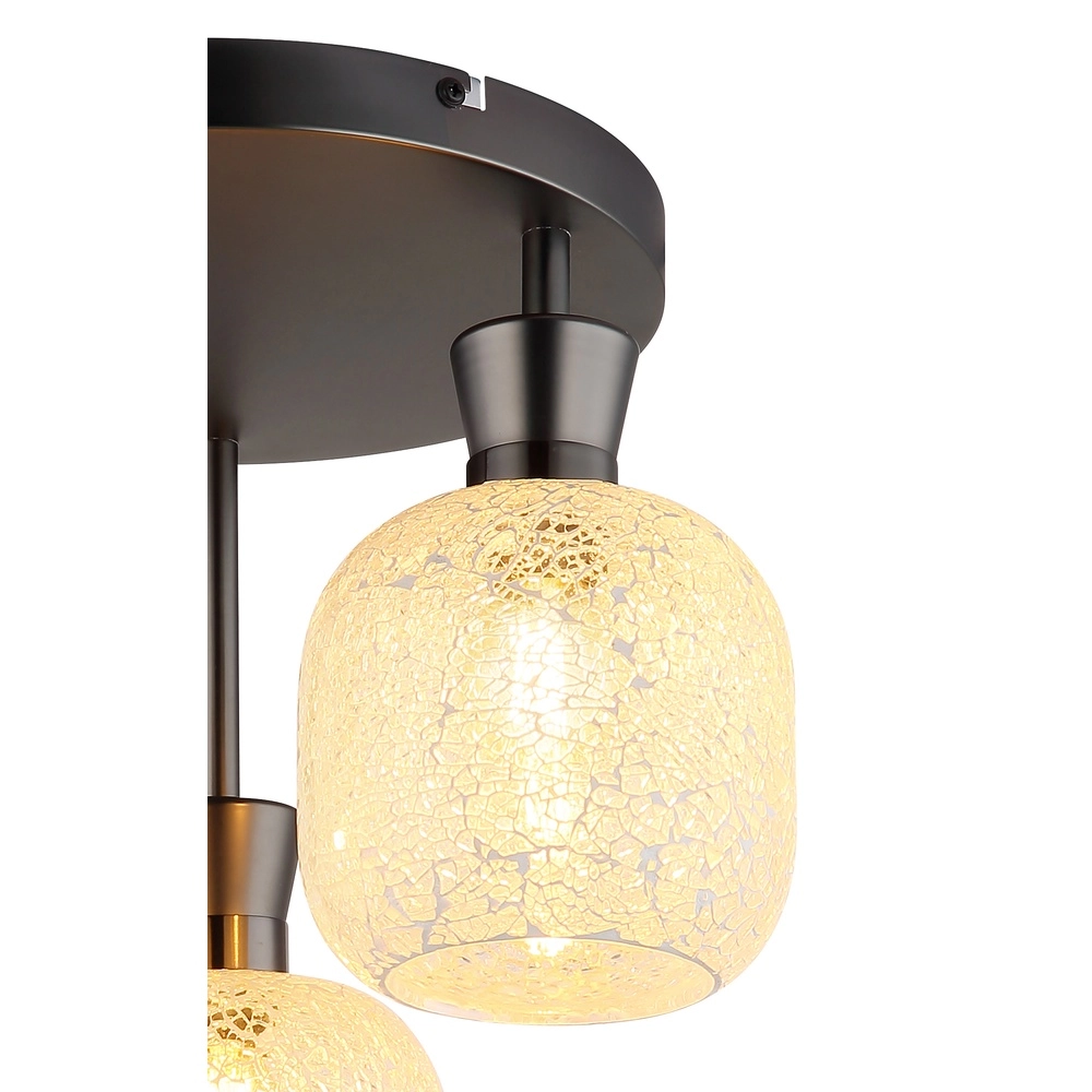 3-Licht Deckenlampe Brokana Gunmetal Globo 9007371572465