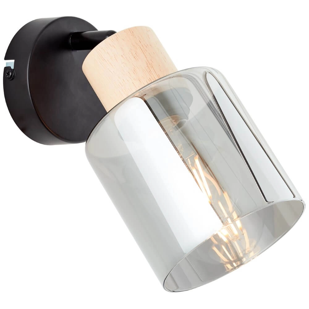 Wandlampe Weald Schwarz Brilliant 4004353413070