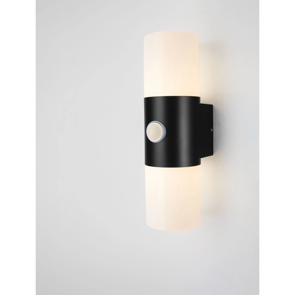 Design-Wandleuchte Paul Schwarz mit Sensor Lyora 5212017448255