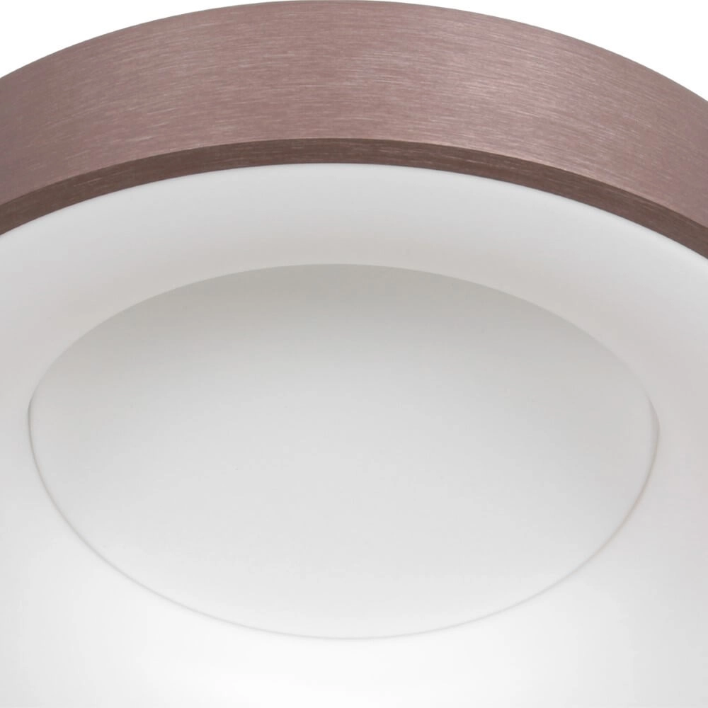 Bronzefarbene LED-Deckenleuchte Ringlede Ø 38cm Steinhauer 8712746167405