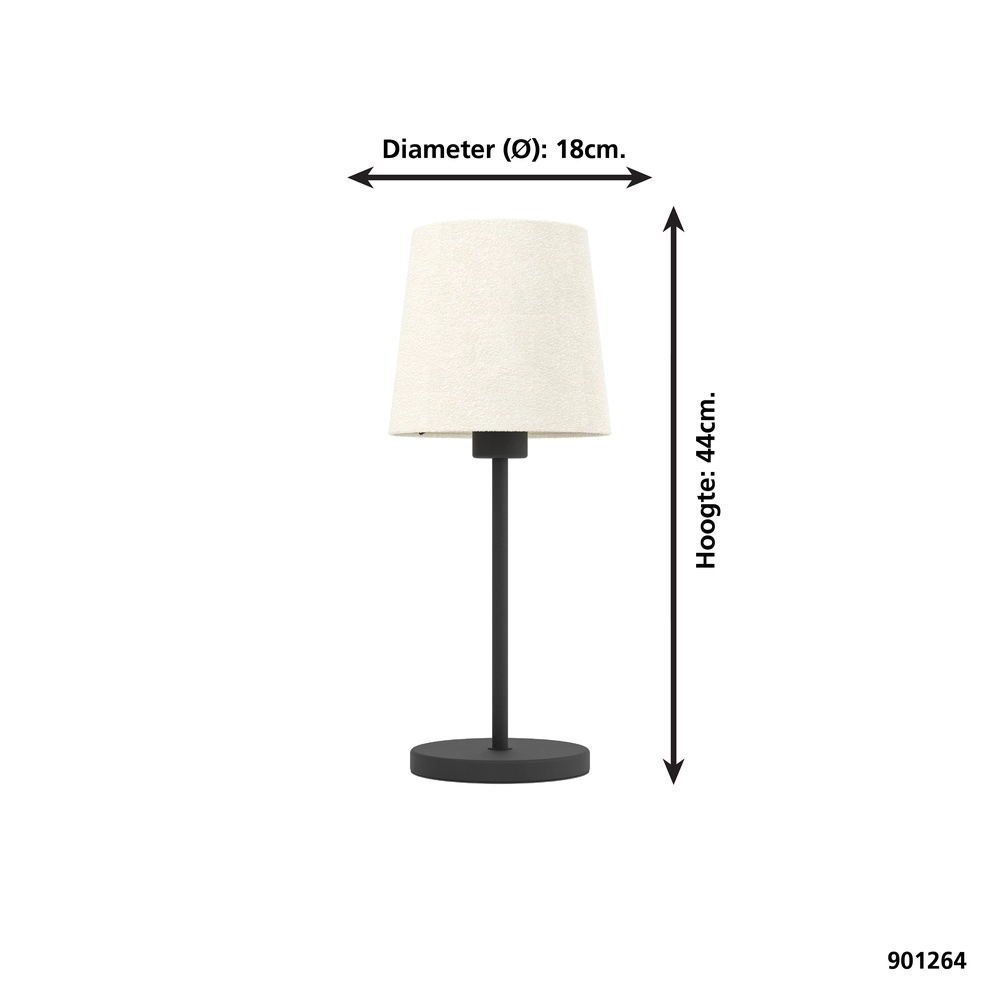 Tischlampe Febres E27 – Sand Eglo 9008606312801