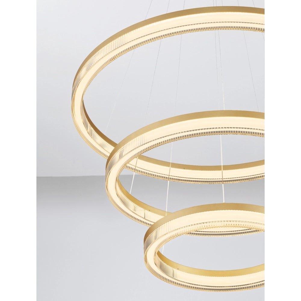 Goldene Pendelleuchte Luana 3-flammig Lyora 5212017479679