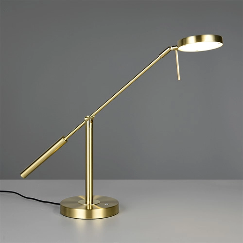 Schreibtischlampe Monza Messing Trio 4017807693294