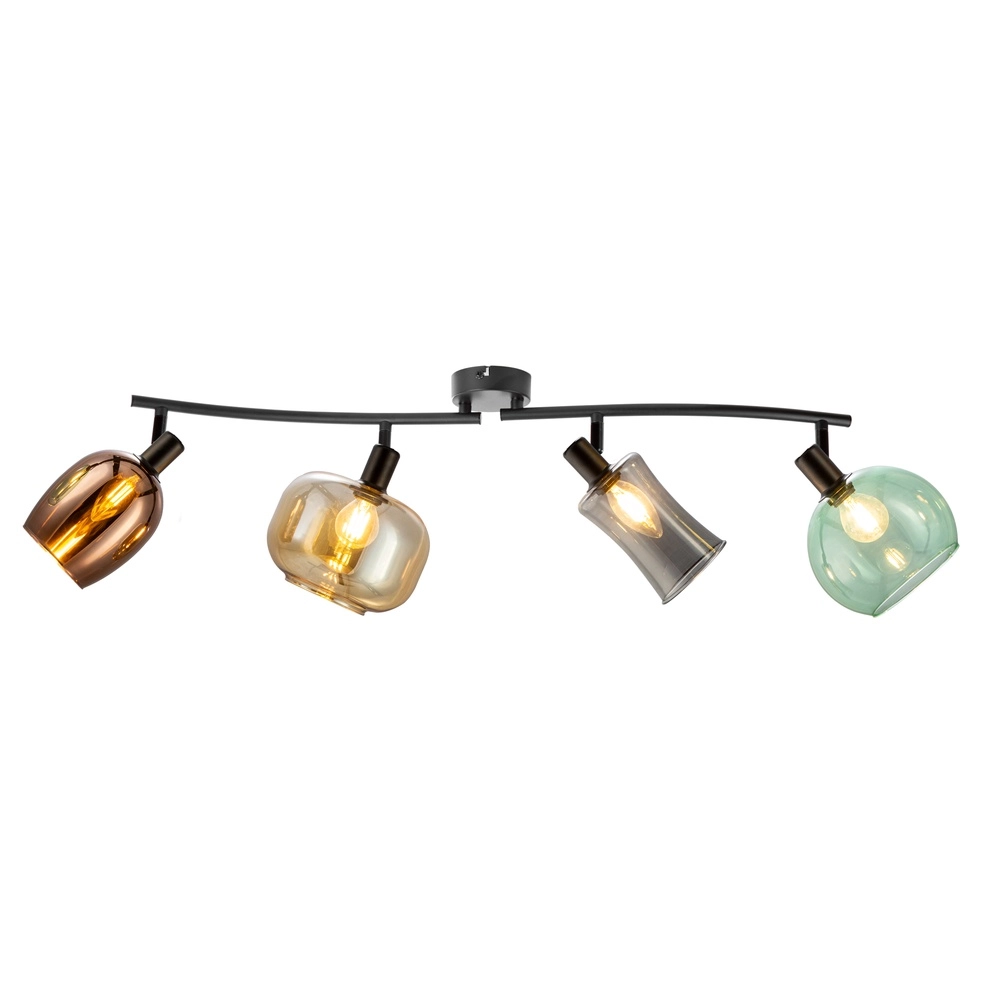 Deckenlampe Telesto Farbglas