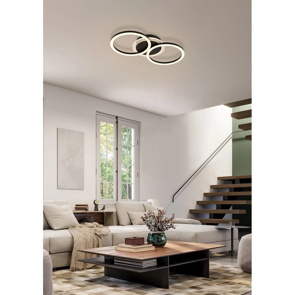 Deckenlampe Contour schwarz Searchlight 5053423298764