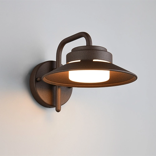 Moderne Stalllampe Atrato Rostbraun Trio 4017807691276