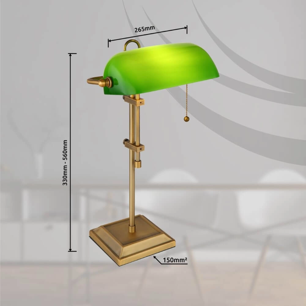 Nostalgische Schreibtischlampe Antique 56cm Globo 9007371452361