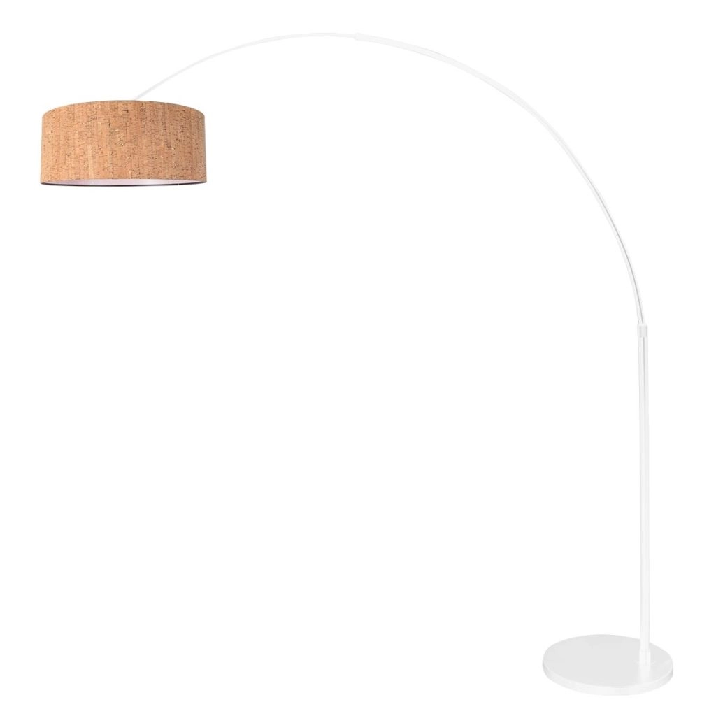 Weiße Bogenlampe Sparkled Light mit Korkkappe Ø40 cm Steinhauer 8712746180442