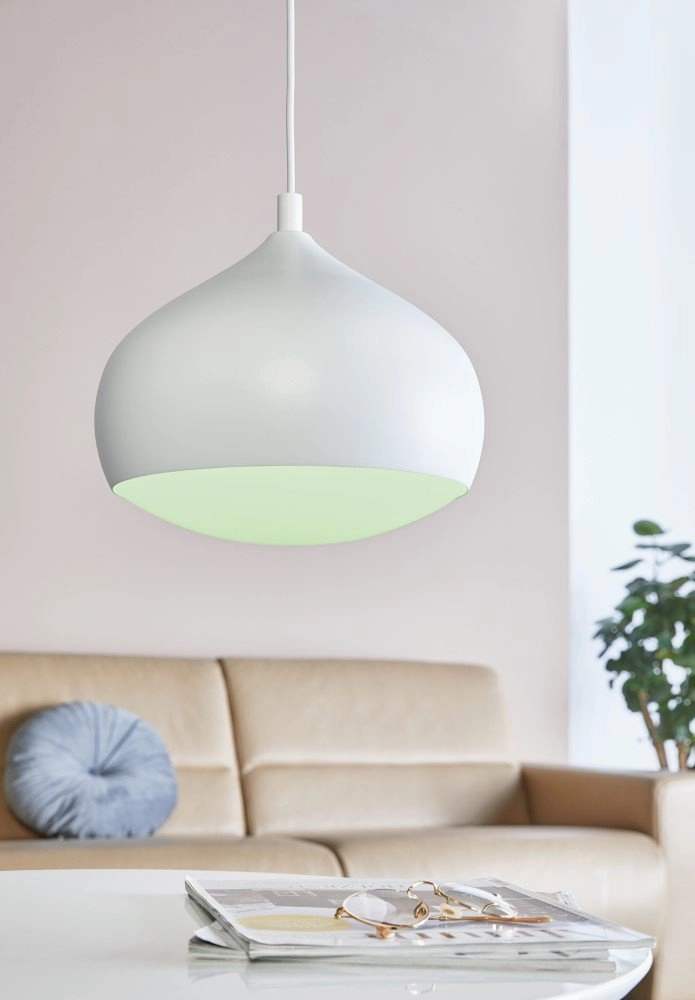 Weiße Hängelampe Comba-C Ø 29cm Eglo 9002759980474