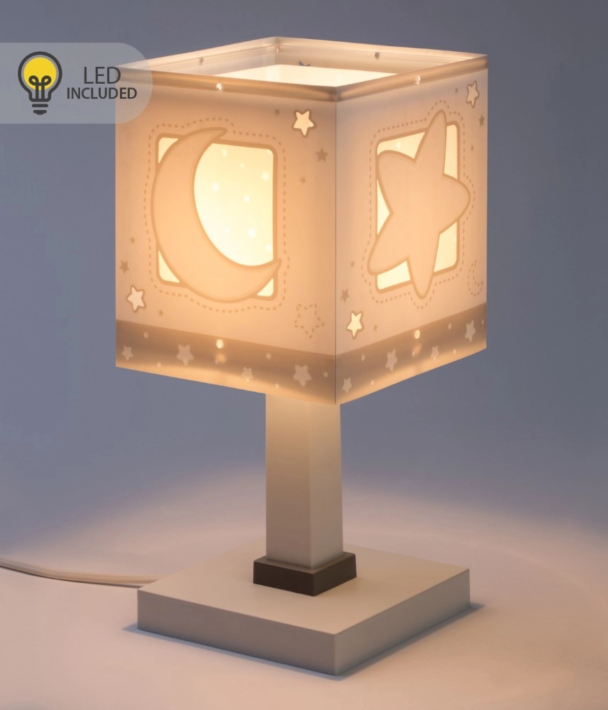 Tischlampe Moonlight Im Dunkeln leuchtendes Weiß Dalber 8420406002422
