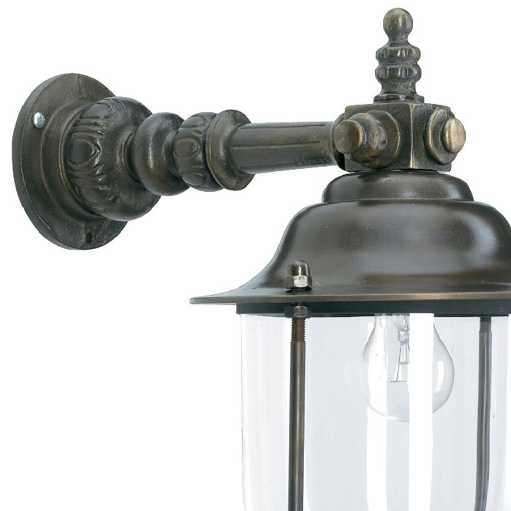 Ländliche Außenlampe Lindau 56 cm Bronzebraun KS 8714732142304