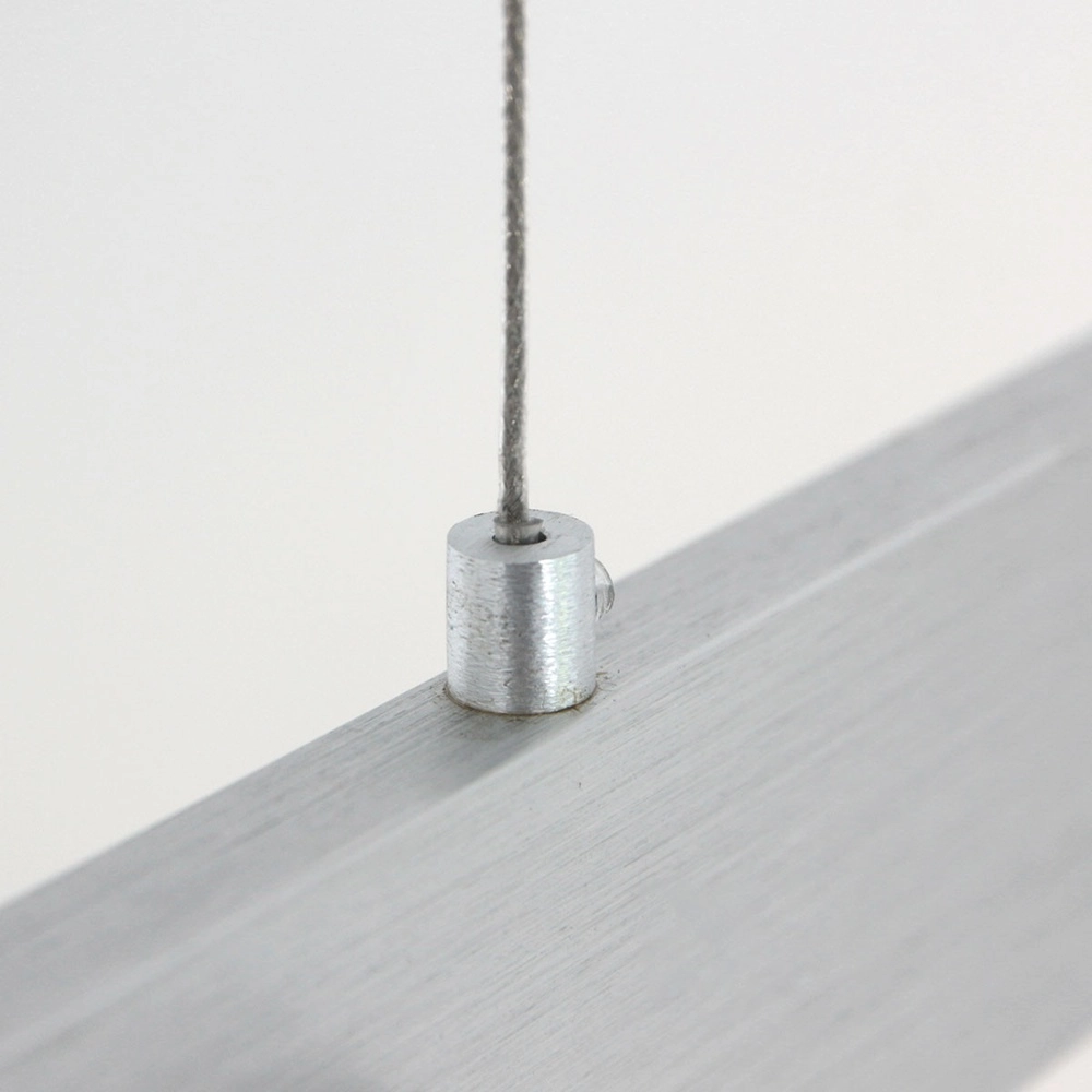 Schlanke Pendelleuchte Bloc Metallic-Grau Steinhauer 8712746148268