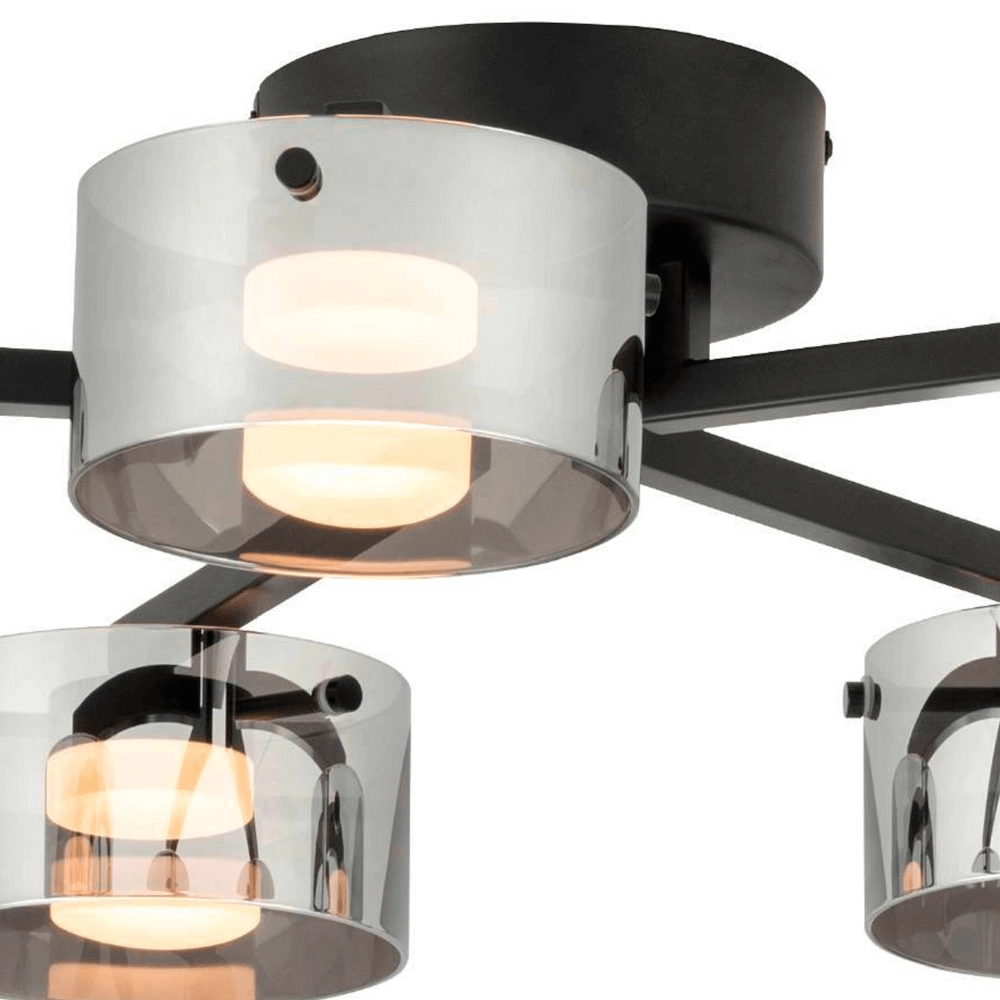 Deckenlampe mit Rauchglas Copillos Stars of Light 9002759398743