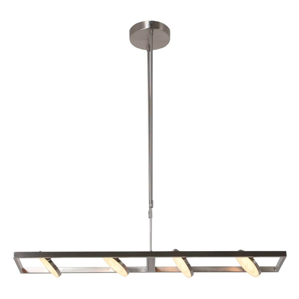 Flexible LED-Hängelampe Soleil Edelstahl Steinhauer 8712746167344