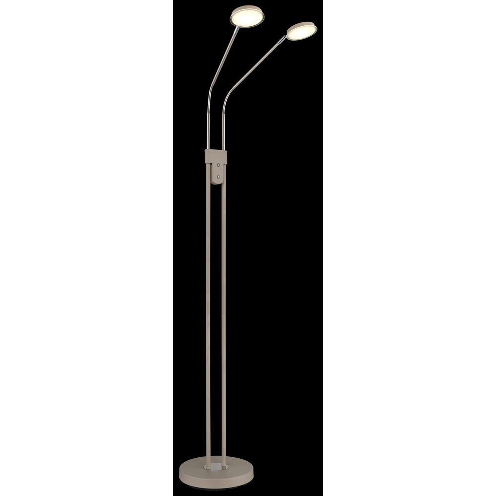 2-Licht-Leselampe Silvio Sandbraun Globo 9007371584048