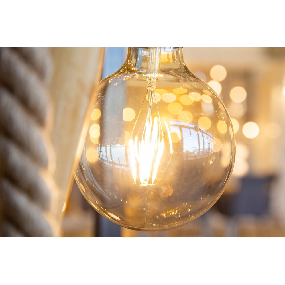 Land-Stehlampe Nerida Holz Globo 9007371475568
