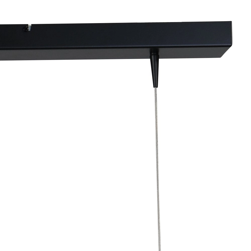 Schwarze Esstisch-Hängelampe Flute 4-flammige Design-Zylinder Masterlight 8718121215396