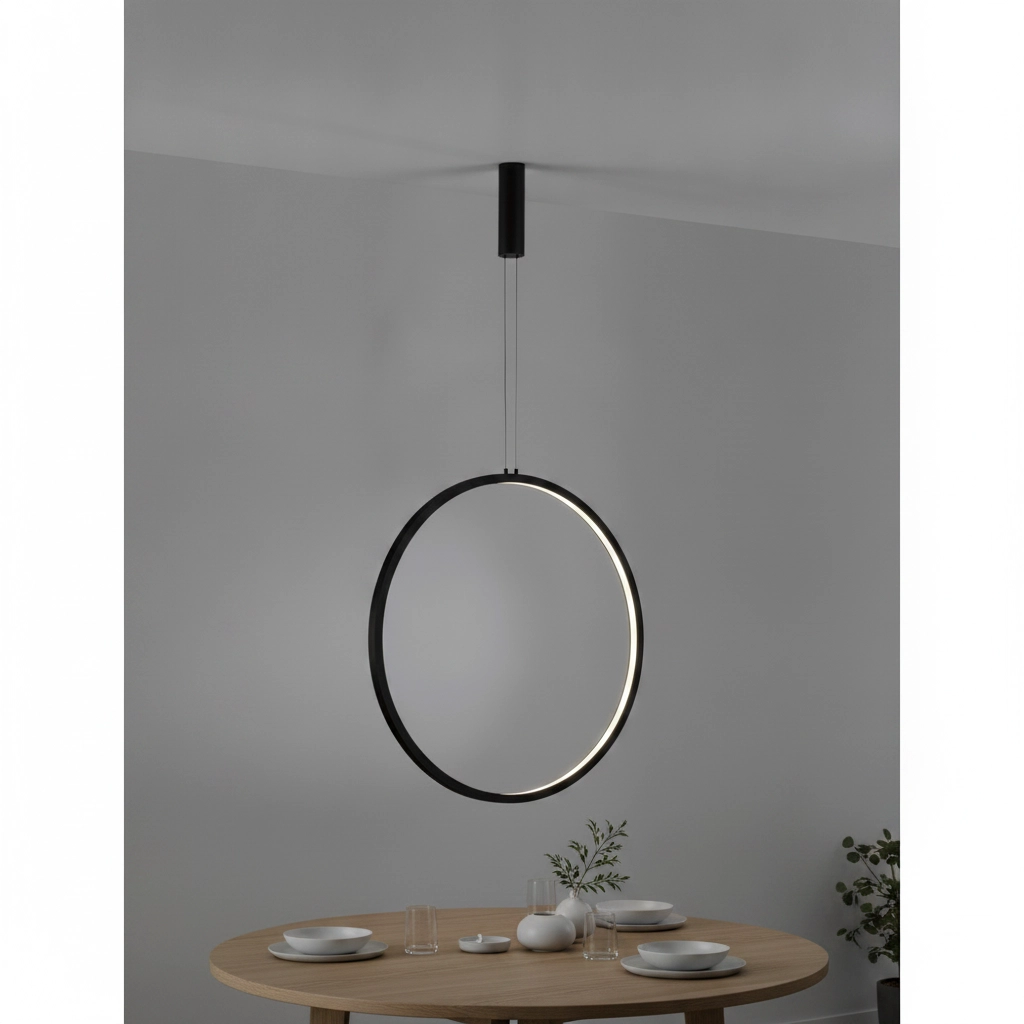 Runde Pendelleuchte Change Ø 80,7cm schwarz