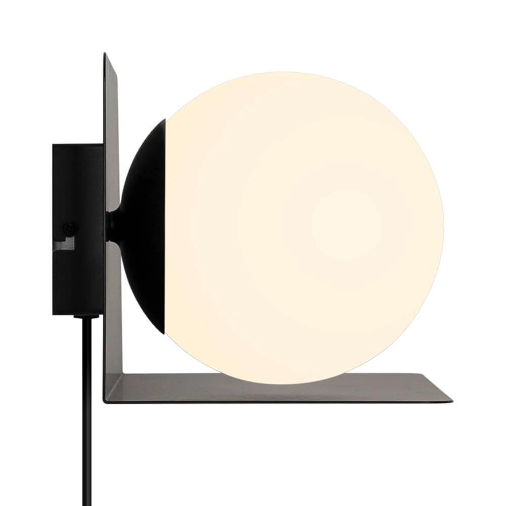 Wandleuchte mit Kugel Lilibeth schwarz Nordlux 5704924016028