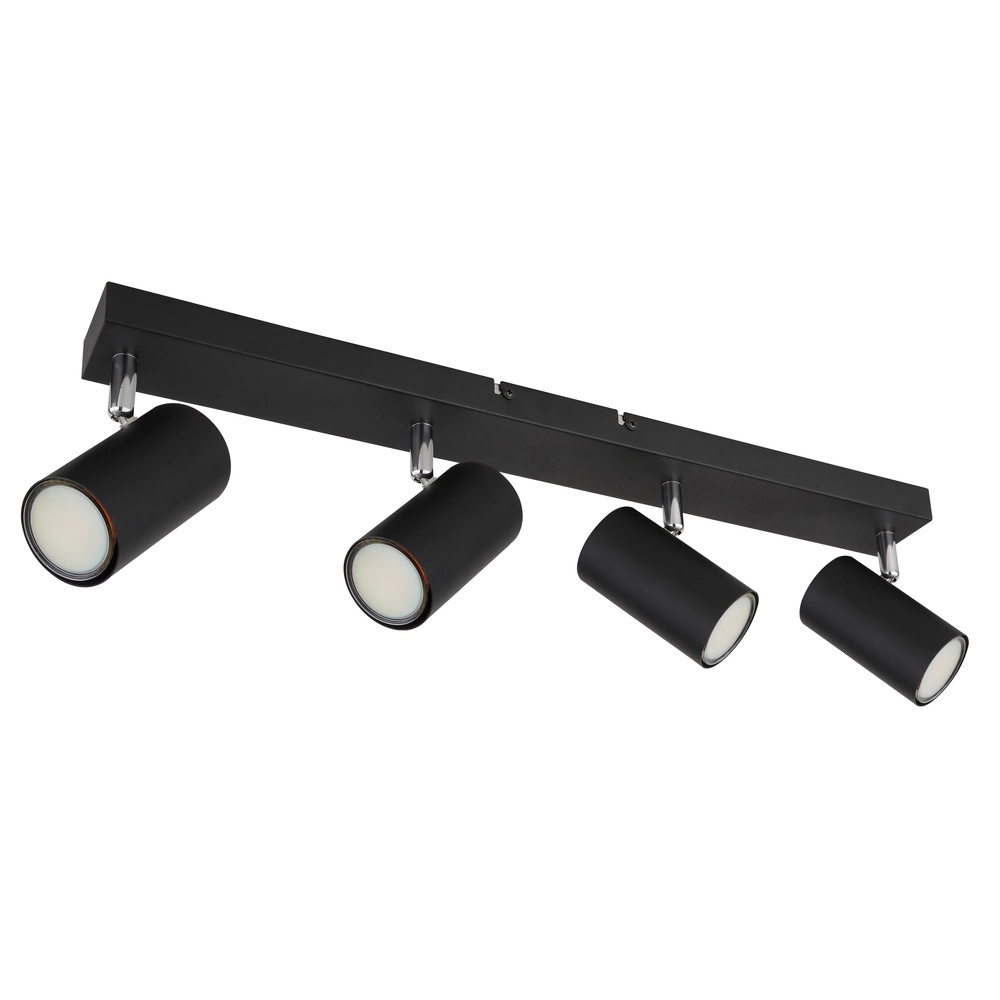 Deckenlampe 4-Licht Robby Schwarz Globo 9007371436538